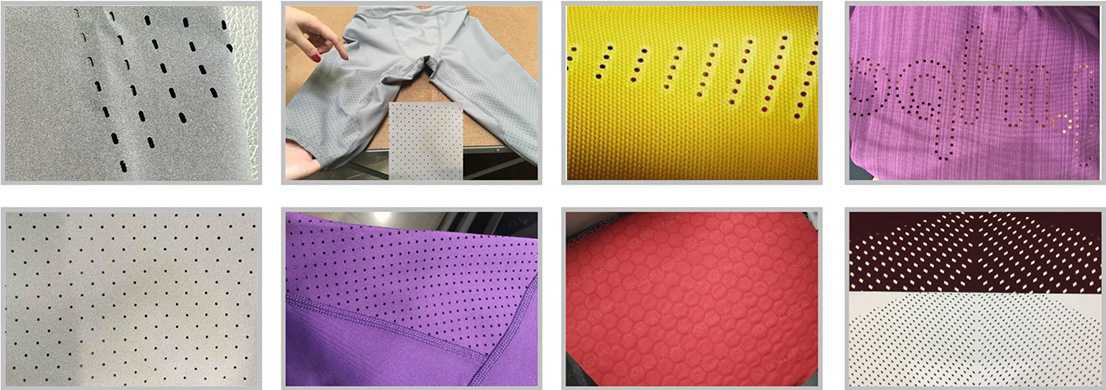 laser perforating fabric